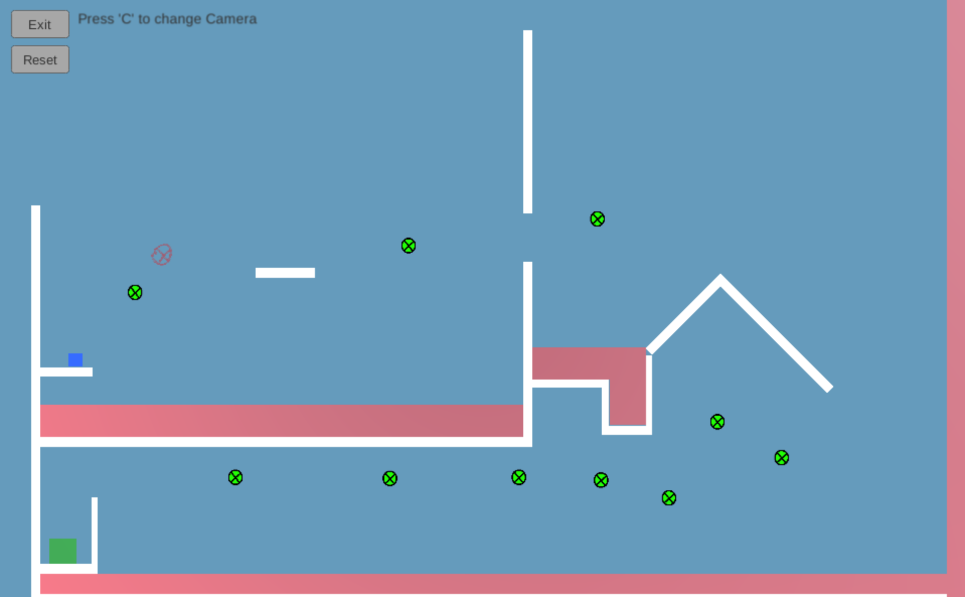 Screenshot of Grappel gameplay.