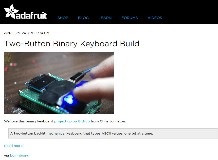 Adafruit post